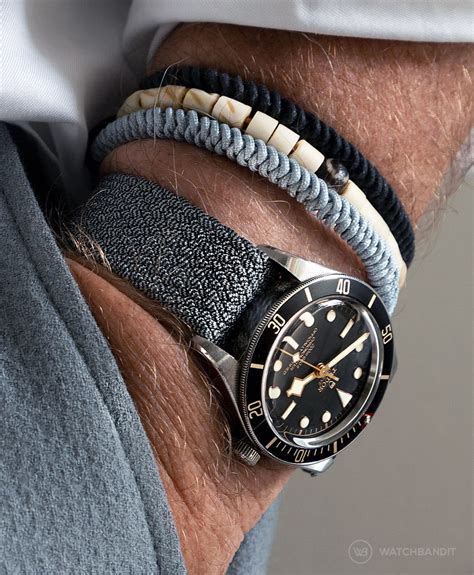 tudor black bay 36 on nato strap|black bay 58 rubber strap.